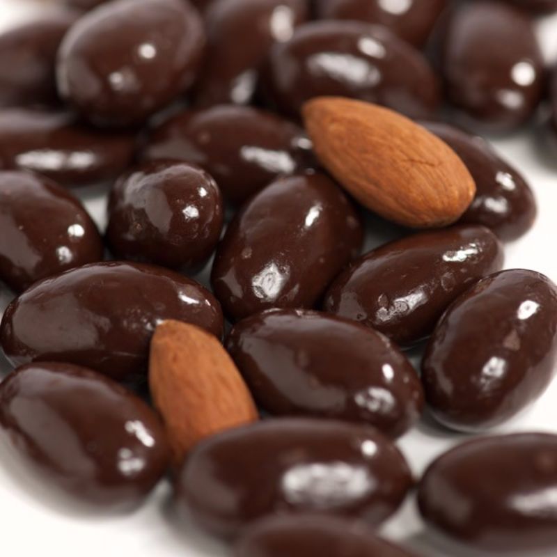 CHOC ALMONDS DARK