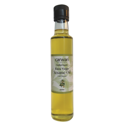 SESAME OIL EXTRA VIRGIN CAWARI ORGANIC