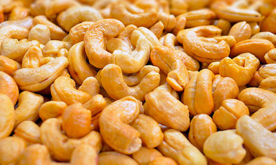 CASHEWS ROASTED UNSALTED