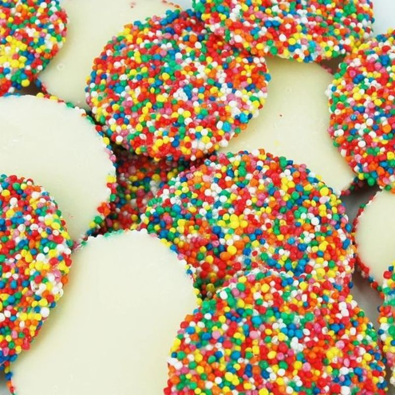 CHOC FRECKLES WHITE