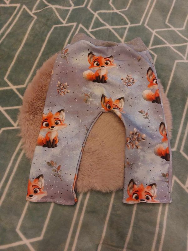 Hose Motiv Fuchs Baumwollbündchen