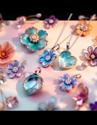Emaille Silber Schmuck