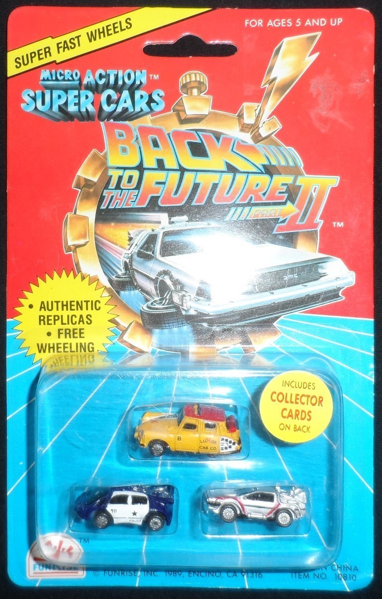 Back to the Future II Micro Action Super Cars!