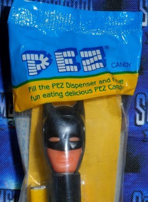 Batman Pez Dispenser - 1989 or 1990&#39;s Black Cowl Edition