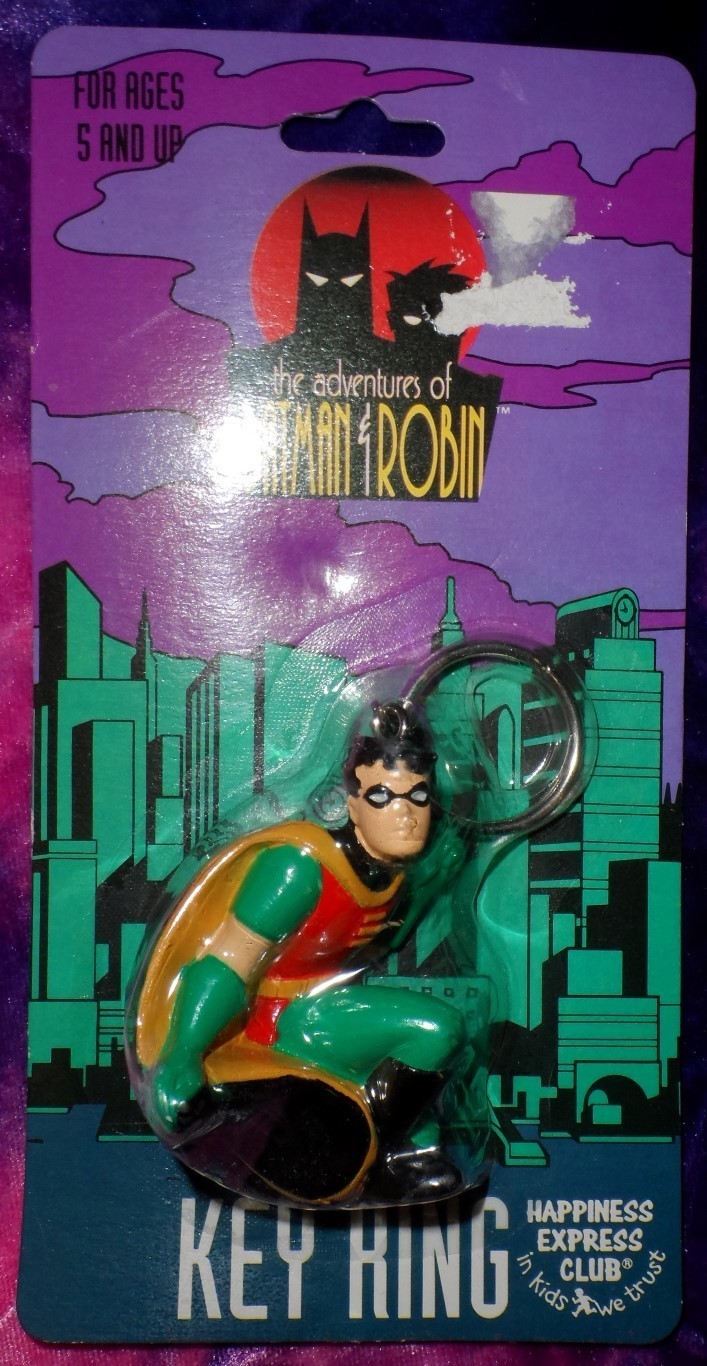 the Adventures of Batman & Robin: Robin Keychain