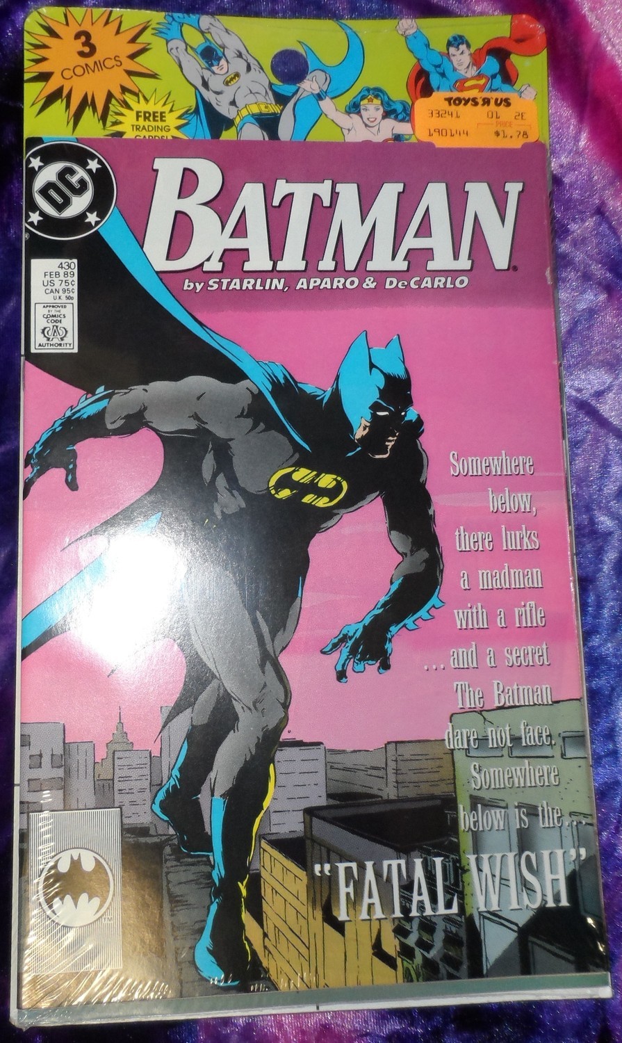 Batman Comics 3 pack 1989