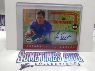 Joe Schobert Autograph Card