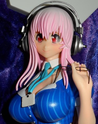 Super Sonico Office Attire Figurine