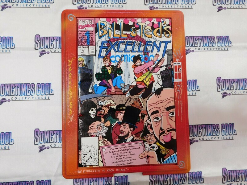 Customized Comic Frame : Bill & Ted #1 (Marvel 1991)
