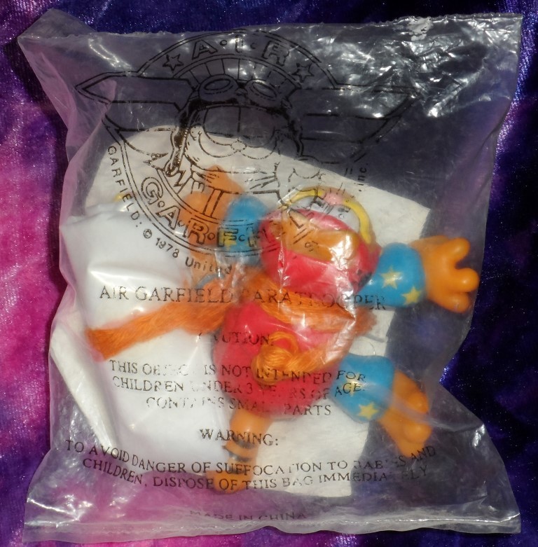 Air Garfield Paratrooper - Pizza Hut Promotional Toy
