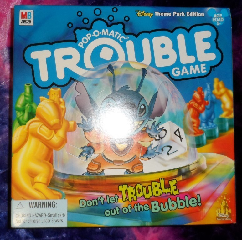 Pop-O-Matic Trouble Game - Disney Theme Park Edition
