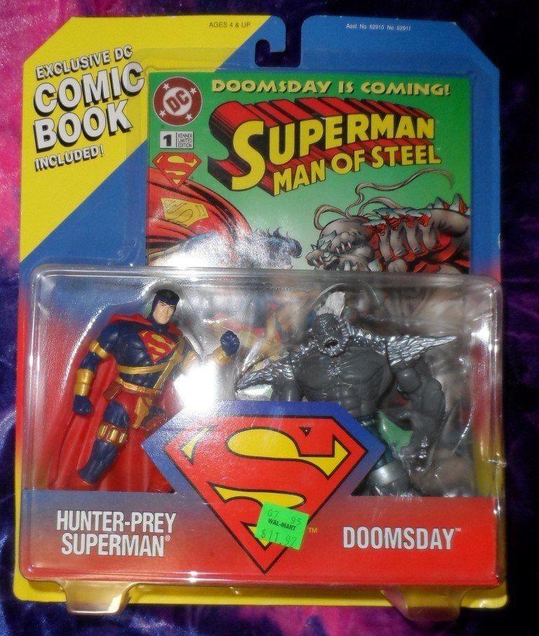 Superman Man Of Steel Action Figure Set
