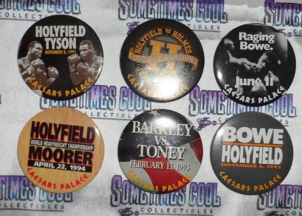 Caesars Palace Boxing Button Collection