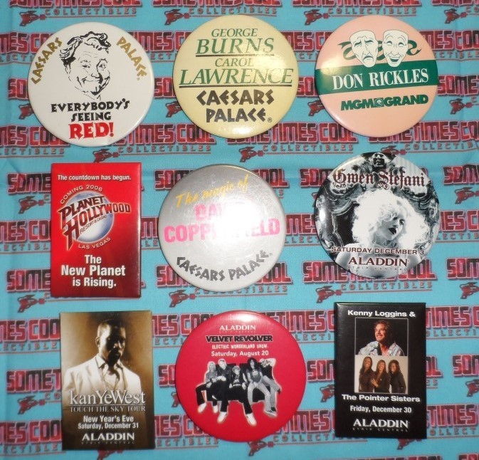 Entertainers Button Collection
