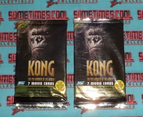 Kong Movie Trading Cards 2 Pack