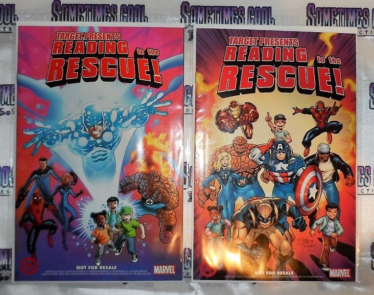 Target Presents Reading to the Rescue! : Marvel Comics Two Pack