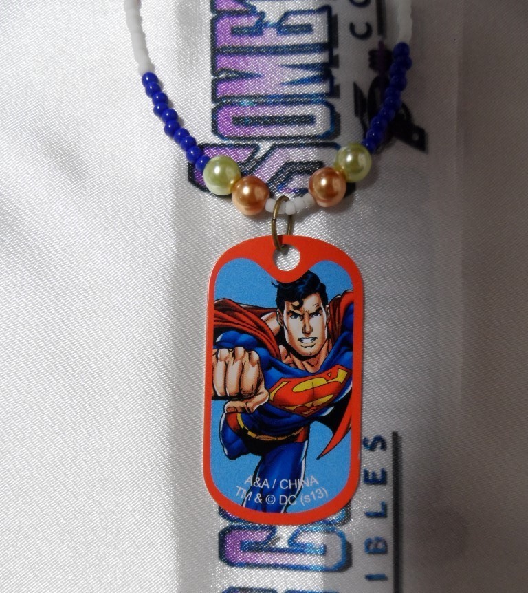 Superman Dog Tag Necklace