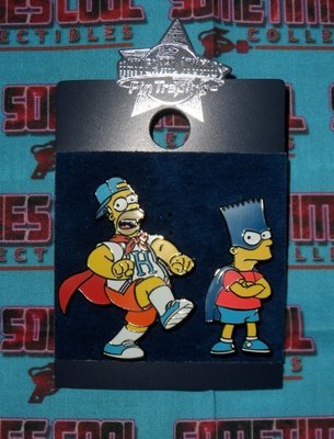 Homer &amp; Bart Pin Set : Universal Studios