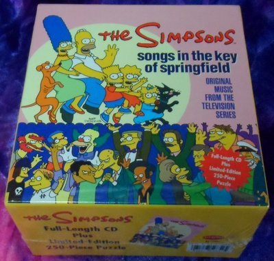 The Simpson -Songs in the Key of Springfield CD &amp; Puzzle