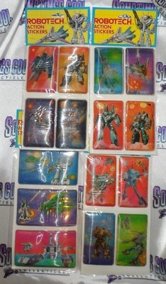 Robotech Action Sticker Collection (4 Pack)