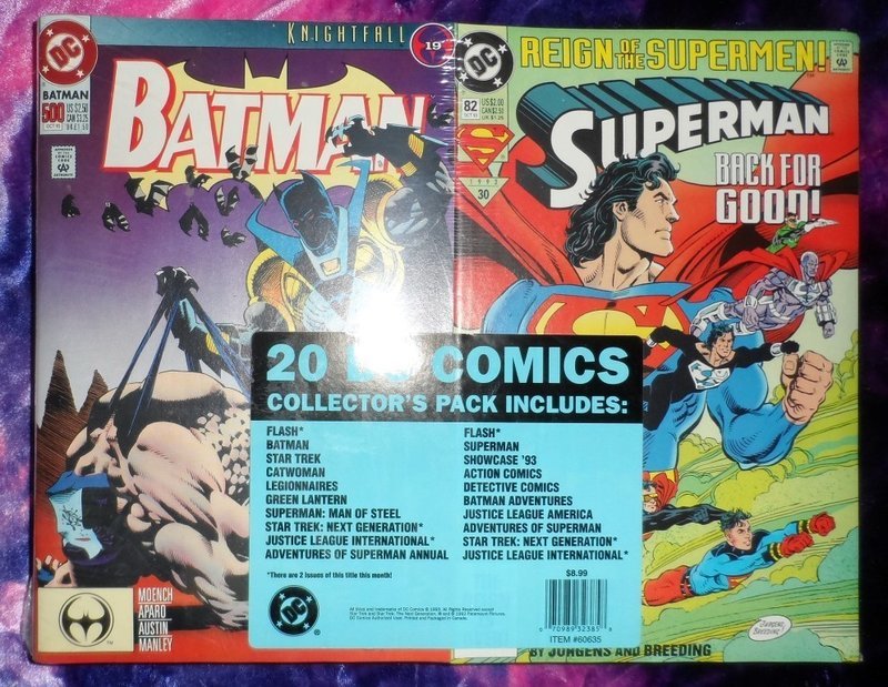DC Comics Collector's Pack of 20 comics (OCT. 1993)
