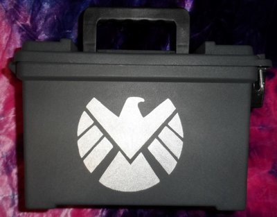Ammo Box Customized - S.H.I.E.L.D logo