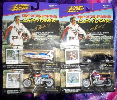 Johnny Lightning Evel Knievel Diecast Set of 4