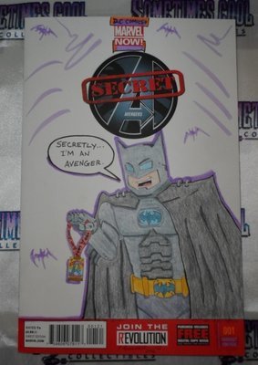 Secret Avengers #1 Blank Cover - Custom Sketch