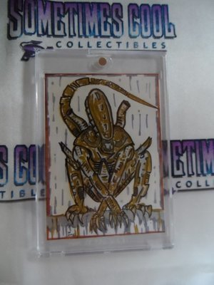 Alien Sketch Card