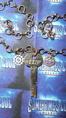 &quot;221B&quot; Key Necklace