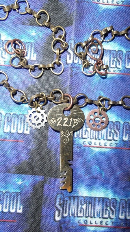 "221B" Key Necklace