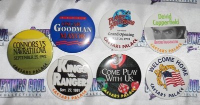 Caesars Palace Button Collection