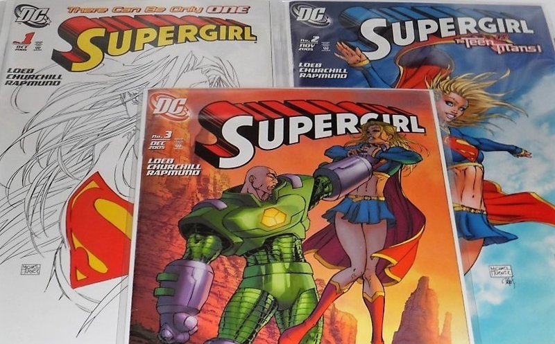 Supergirl Comic Book Set of Three (2005)
