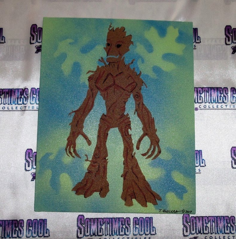 Groot (from Guardians of the Galaxy) Painting