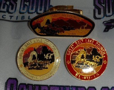 Great Salt Lake Council Pins &amp; Neckerchief Slide