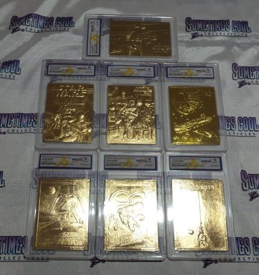 Star Wars Gold Trading Card Set