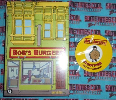 Bob&#39;s Burgers Recipe Box &amp; Pin : LootCrate Exclusive