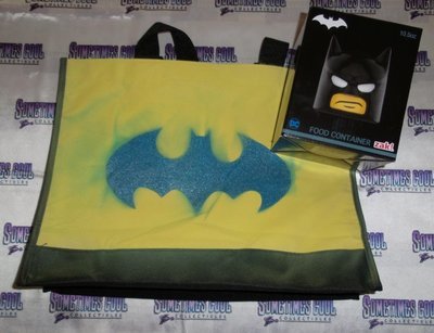 Batman Tote Bag &amp; Food Container