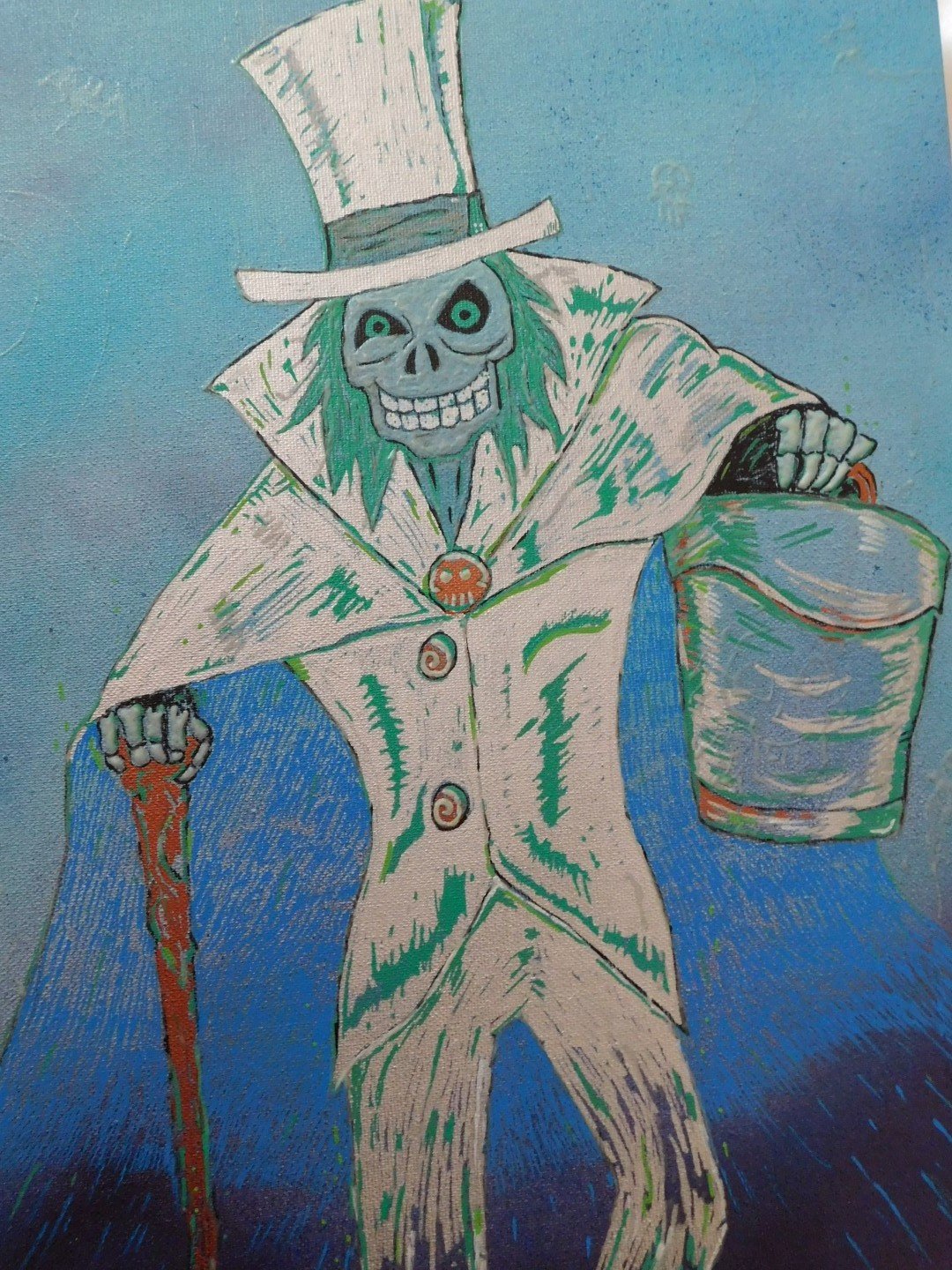 Hatbox Ghost Painting