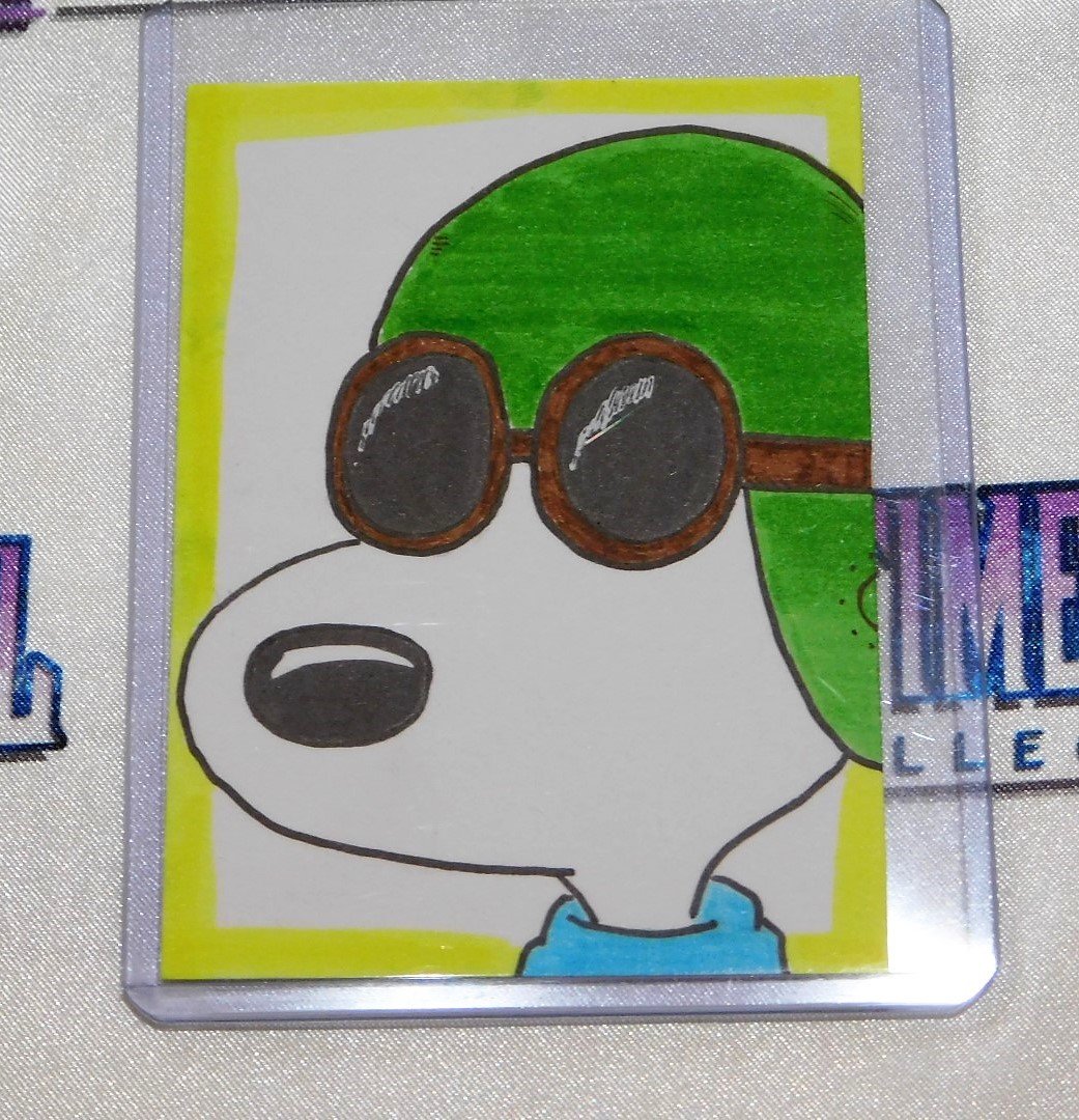 Snoopy "Flying Ace" Sketch Card