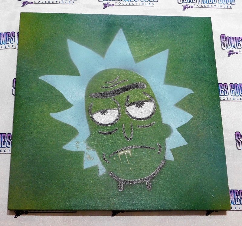 Graffiti Rick : Rick & Morty 12" x 12"