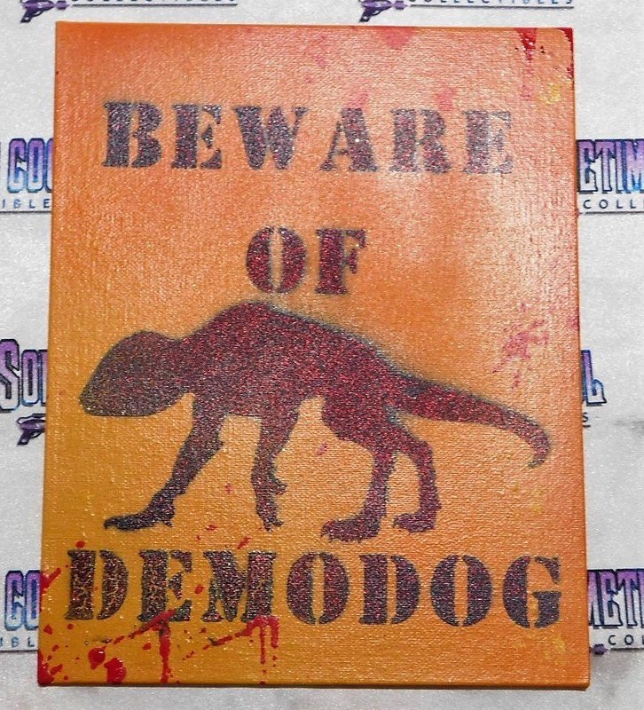 Beware of Demodog : Stranger Things 2 Sign (Bloody)
