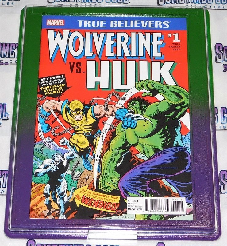 Customized Comic Frame : Wolverine VS. Hulk #1