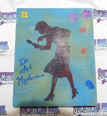 Nancy Drew (in Blues) : 8&quot; x 10&quot; Painting