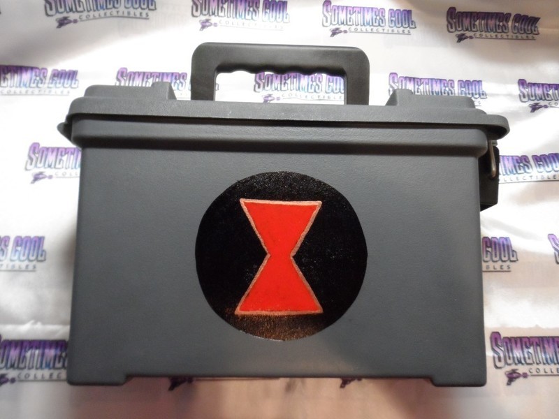 Ammo Box Customized - Black Widow logo