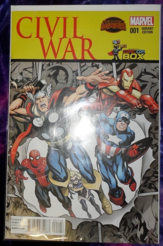 Civil War #1 -Wizard World Comic Con Box Variant