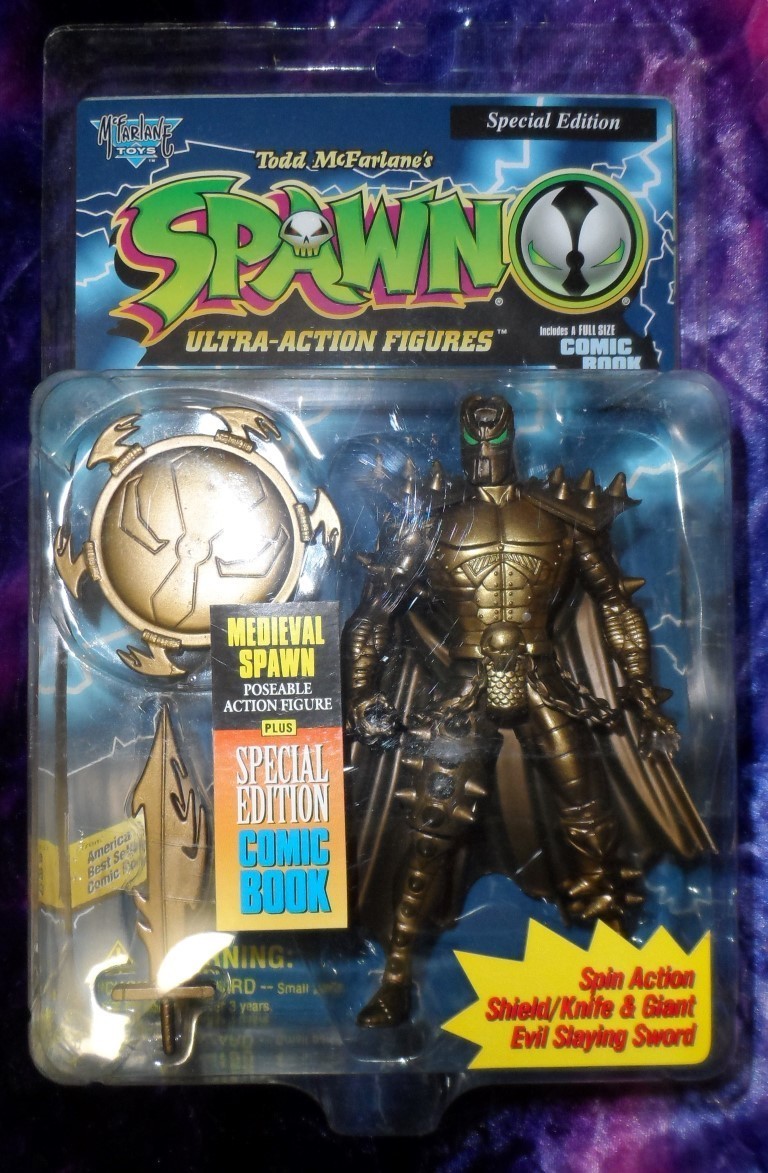 Spawn Action Figure : Medieval Spawn Gold