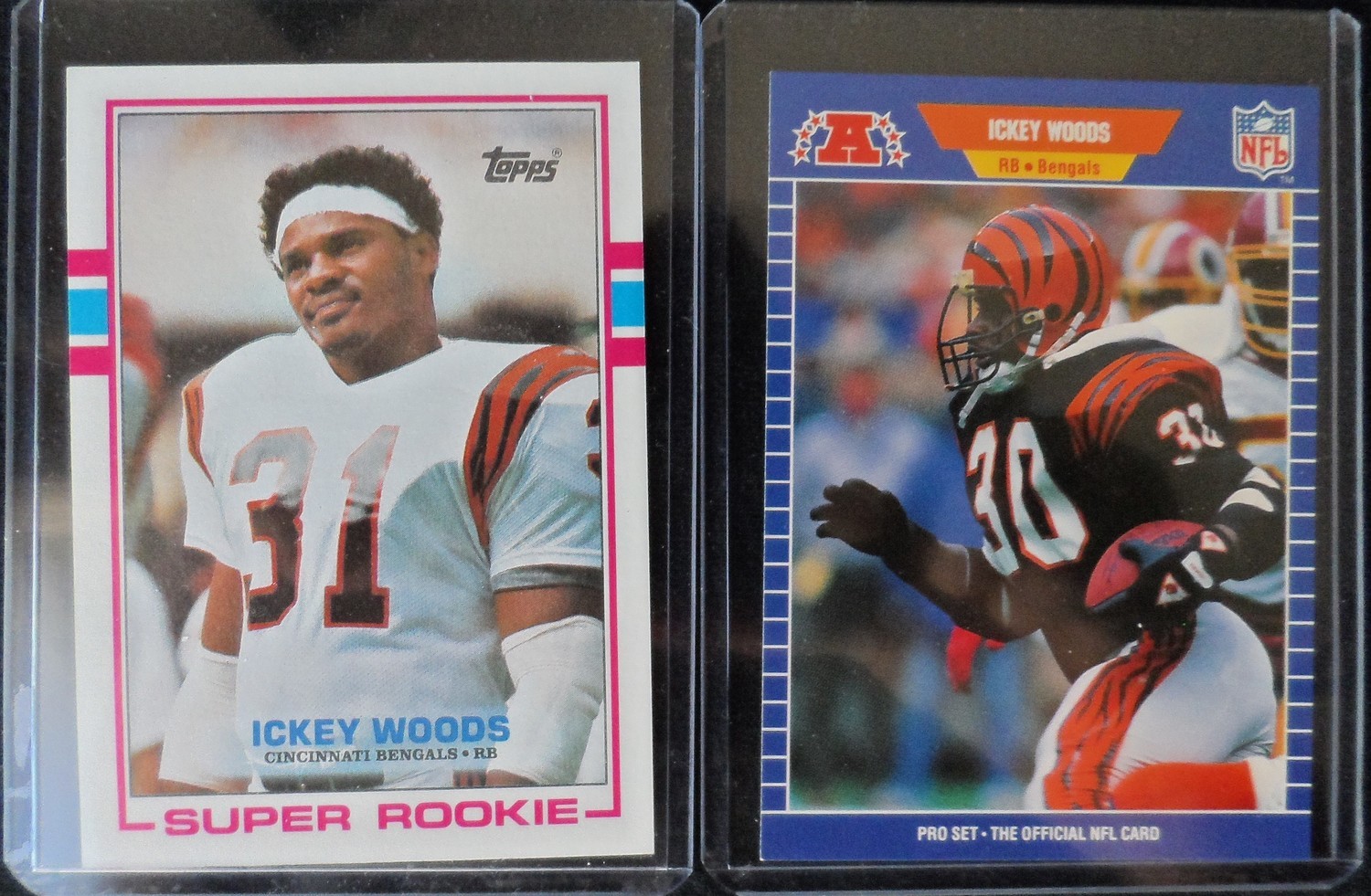 Ickey Woods Card Set