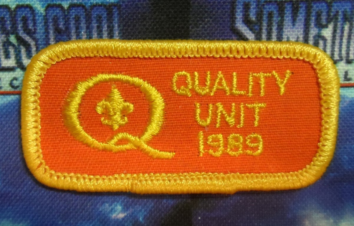 BSA Patch : Quality Unit Patch 1989