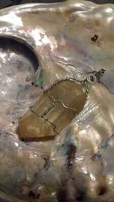 Clear Quartz Wire Wrapped Pendant Clear Quartz Wire Wrapped Pendant